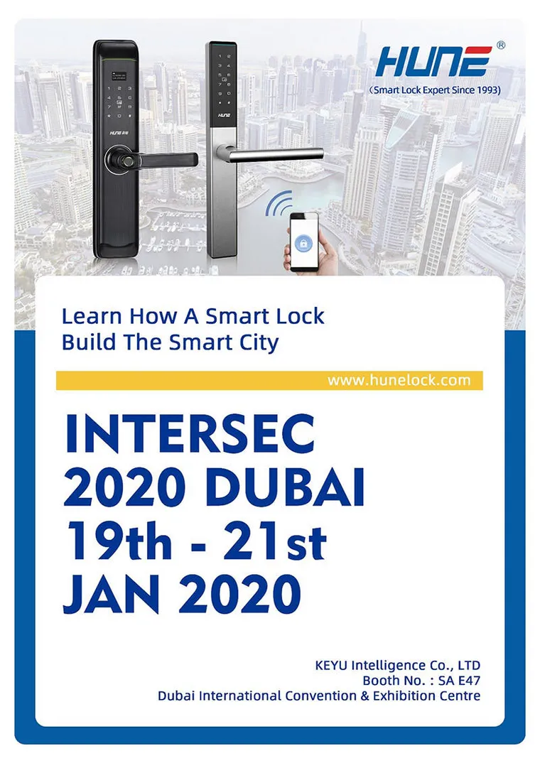More Than Key Card Door Lock, in Intersec 2020 — 1